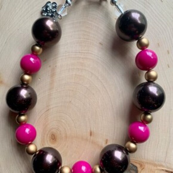 Chocolate Berry (16") - Pet Necklace - Pet Accessories - Picture 3 of 3